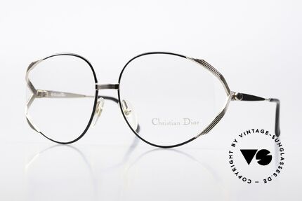 Christian Dior 2387 80's Frame Oversized Design Details