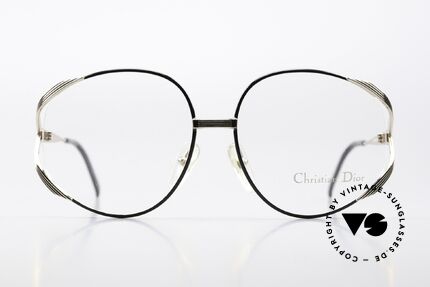 Christian Dior 2387 80's Frame Oversized Design, feminine elegant design with oversized lenses, Made for Women