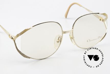 Christian Dior 2387 Gold-Plated Peach-Colored, NO RETRO DESIGN, but an old 1980's original, Made for Women