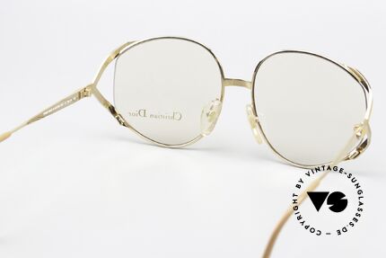 Christian Dior 2387 Gold-Plated Peach-Colored, demos can be replaced optionally, size 58-16, Made for Women