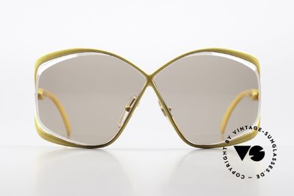 Christian Dior 2056 80's Shades Sunny Yellow, the most beautiful model of the 1980's Collection, Made for Women