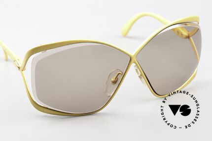 Christian Dior 2056 80's Shades Sunny Yellow, unworn single item incl. original case by Chr. DIOR, Made for Women