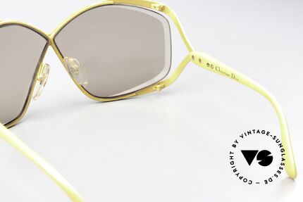 Christian Dior 2056 80's Shades Sunny Yellow, Size: medium, Made for Women