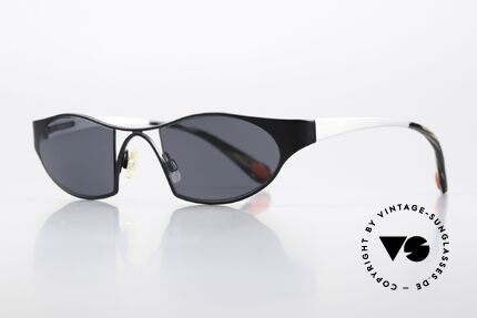 Bugatti 366 Odotype Sporty Shades Late 1990's, ergonomic metal frame with spring hinges, Made for Men