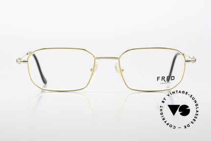 Fred Jersey Men's 90's Luxury Glasses, marine design (distinctive Fred) in high-end quality, Made for Men