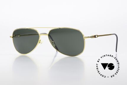 Fred Alaska Luxury Aviator Shades Gold Details