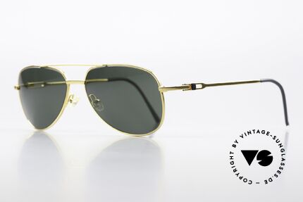 Fred Alaska Luxury Aviator Shades Gold, precious GOLD-plated, handmade in France, size 59/16, Made for Men