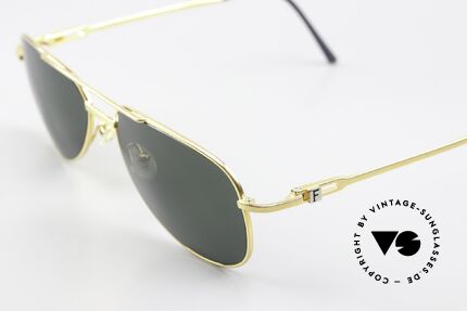 Fred Alaska Luxury Aviator Shades Gold, unworn original with serial number (app. 20 years old), Made for Men