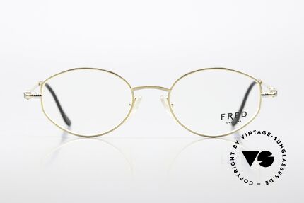 Fred Maldives Unisex 90's Luxury Glasses, marine design (distinctive Fred) in high-end quality, Made for Men and Women