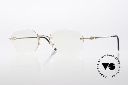 Fred Fidji Rimless Luxury Glasses Men Details