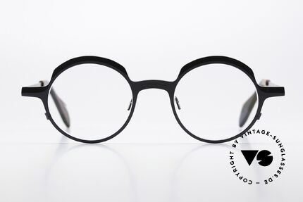 Theo Belgium Brilliant Round Eyeglasses Unisex, ladies glasses or men's eyeglasses at the same time, Made for Men and Women