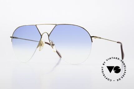 Alpina TR4 Style Rare 80's Aviator Shades Details
