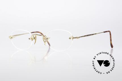 Matsuda 2865 Rimless 90's Vintage Glasses Details