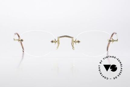 Matsuda 2865 Rimless 90's Vintage Glasses, MATSUDA = a synonym for elaborate craftsmanship, Made for Men and Women