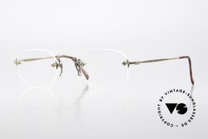 Matsuda 2864 90's Rimless Antique Gold Details