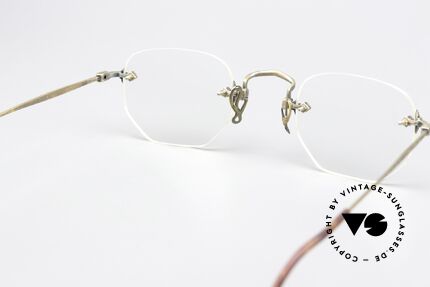 Matsuda 2864 90's Rimless Antique Gold, NO RETRO eyeglasses, but a 35 years old ORIGINAL, Made for Men and Women