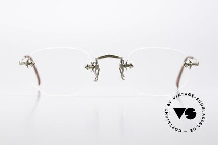 Matsuda 2864 90's Rimless Antique Gold, MATSUDA = a synonym for elaborate craftsmanship, Made for Men and Women
