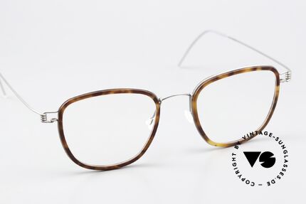 Lindberg Simon Air Titan Rim Titan Specs Acetate Inner Rim, unworn, NOS, with original magnetic case by Lindberg, Made for Men