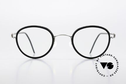 Lindberg Jackie 44 Air Titan Rim Temples With Acetate Cover, panto model Jackie, in size 44-24, temple length 135mm, Made for Men and Women