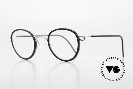 Lindberg Jackie 44 Air Titan Rim Temples With Acetate Cover, striking refined Air Titan frame with Acetate inner rim, Made for Men and Women