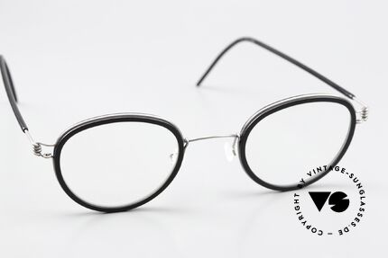 Lindberg Jackie 44 Air Titan Rim Temples With Acetate Cover, unworn, NOS, with an original hard case by LINDBERG, Made for Men and Women