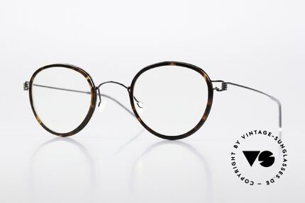 Lindberg Jackie 44 Air Titan Rim Panto Frame Tortoise Black Details