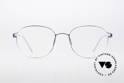 Lindberg Robin 53 Air Titan Rim Matt Dark Blue Eyeglasses, mod. Robin in size 53-20, temple length 145, color U13, Made for Men and Women