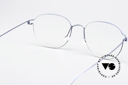 Lindberg Robin 53 Air Titan Rim Matt Dark Blue Eyeglasses, orig. Lindberg DEMO lenses can be replaced optionally, Made for Men and Women