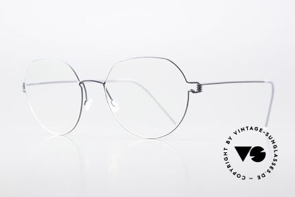 Lindberg Evan Air Titan Rim Panto Frame Matt Blue Gray, striking & stylish in equal measure = Lindberg Air Titan, Made for Men and Women