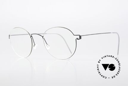 Lindberg Morten Air Titan Rim Panto Frame Unisex Black, striking & stylish in equal measure = Lindberg Air Titan, Made for Men and Women