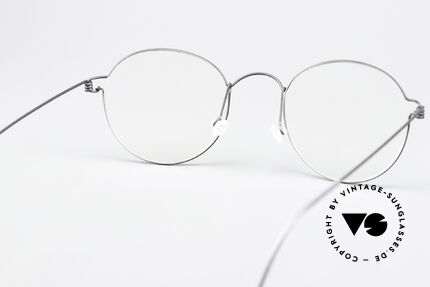 Lindberg Morten Air Titan Rim Panto Frame Unisex Black, unworn, NOS, with an original hard case by LINDBERG, Made for Men and Women