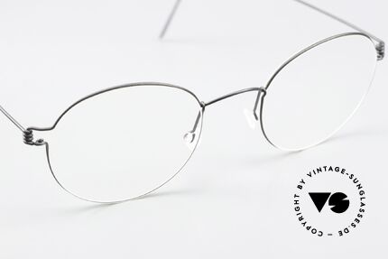 Lindberg Morten Air Titan Rim Panto Frame Unisex Black, orig. Lindberg DEMO lenses can be replaced optionally, Made for Men and Women