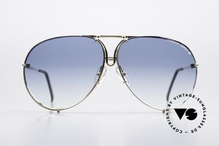 Porsche 5623 Light Mirrored Sun Lenses, GOLD MIRRORED lenses appear brown in the photos, Made for Men and Women