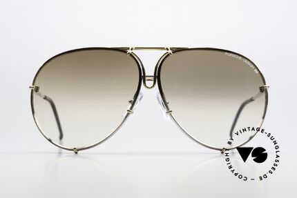 Porsche 5623 Slightly Mirrored Bicolor, the legend with interchangeable lenses; true vintage, Made for Women