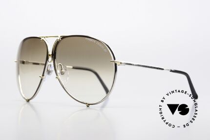 Porsche 5623 Slightly Mirrored Bicolor, 1x blue-gradient & 1x light-brown mirrored gradient, Made for Women