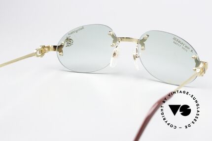 Machiavelli 15-302 Opulent Frame Gold-Plated, unworn 80's single item with orig. Machiavelli case, Made for Men and Women