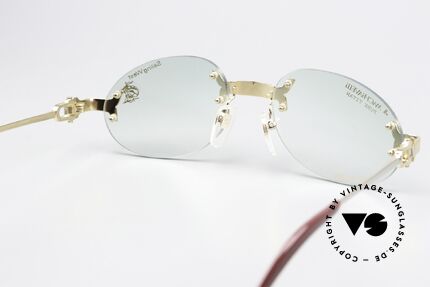 Machiavelli 15-300 Opulent Frame Gold Titan, unworn 80's single item with orig. Machiavelli case, Made for Men and Women