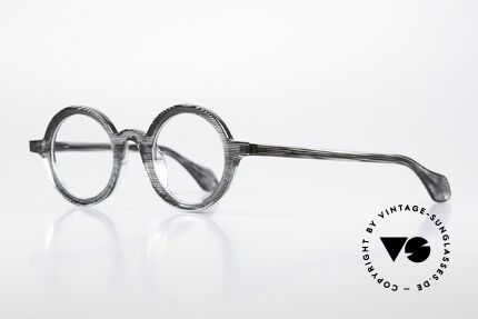 Theo Belgium Mille 88 Round Transparent Patterned, the frame design is simply magnificent (color 31), Made for Men and Women