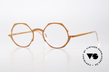 Theo Belgium Wave Pure Titanium Specs Orange Details