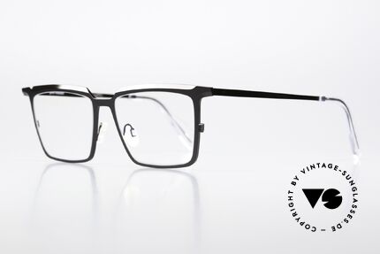 Theo Belgium Barion Square Titan Frame Large, top-notch quality and wearing comfort (Titanium), Made for Men and Women
