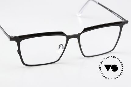 Theo Belgium Barion Square Titan Frame Large, unworn; like all our rare vintage THEO eyewear, Made for Men and Women