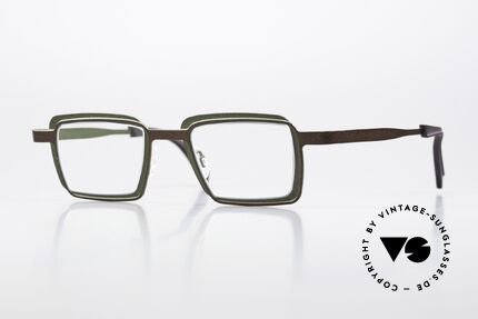 Theo Belgium Eye-Witness YC Square Designer Eyewear Details