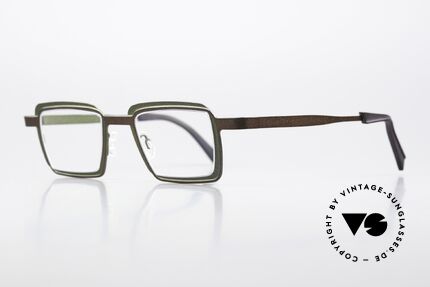 Theo Belgium Eye-Witness YC Square Designer Eyewear, but in real it's sophisticated made, unique Theo rarity!, Made for Men and Women