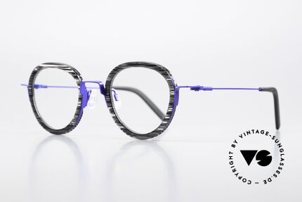 Theo Belgium Stamppot Potatoes Acetate Family, metal and acetate eyeglass-frame in size 48-20, Made for Men and Women
