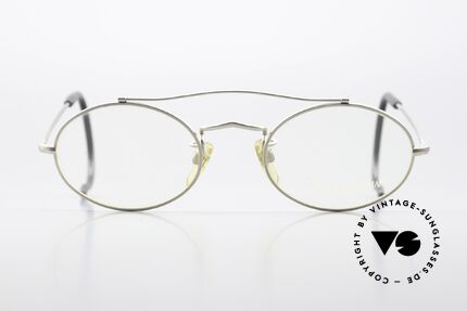 Giorgio Armani 115 90's Frame Sports Temples, oval metal frame with a striking bridge, UNIQUE, Made for Men and Women