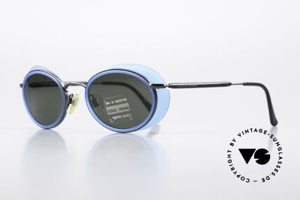Sunglasses Giorgio Armani 666 Side Shields Frame Oval