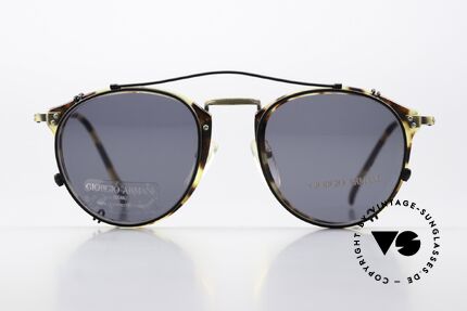 Giorgio Armani 318 Panto Glasses With Clip-On, famous panto-design with practical clip-on, 100% UV, Made for Men