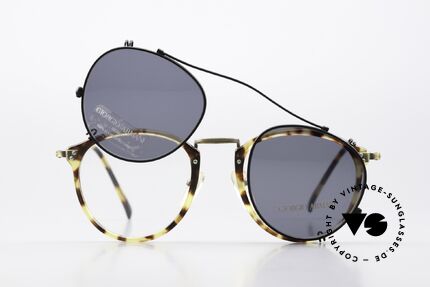 Giorgio Armani 318 Panto Glasses With Clip-On, Size: medium, Made for Men