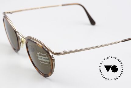 Giorgio Armani 632 Old Designer Shades 90's, non-reflecting lenses (100% UV) with GA engravings, Made for Men and Women