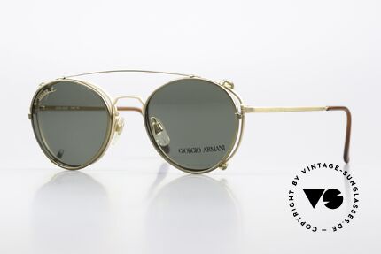 Giorgio Armani 174 With Serious Fun Clip-On Details